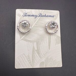 Tommy Bahama Silver and Blue Earrings
